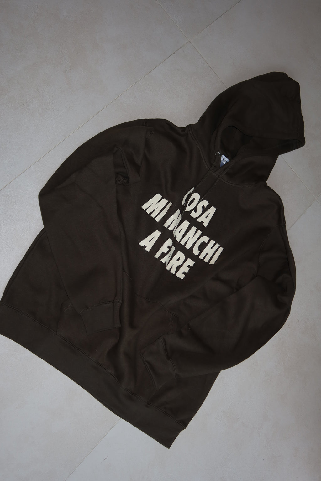 Felpa "Cosa mi manchi a fare?" verde