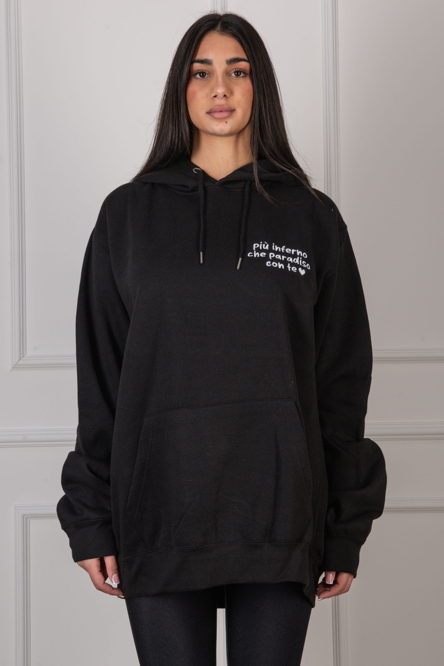 Felpa "INFERNO" Nera