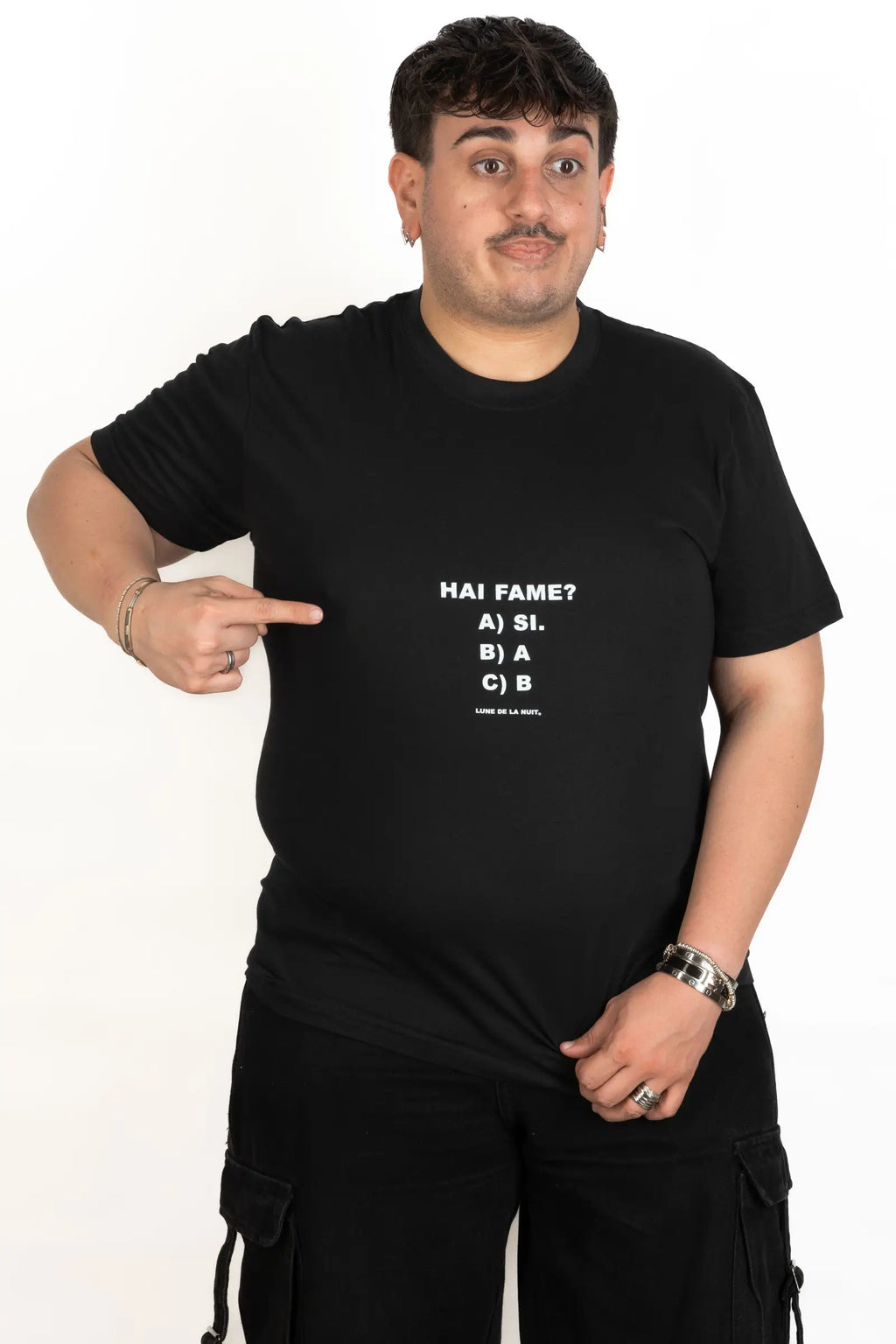 T-Shirt "HAI FAME" Nera