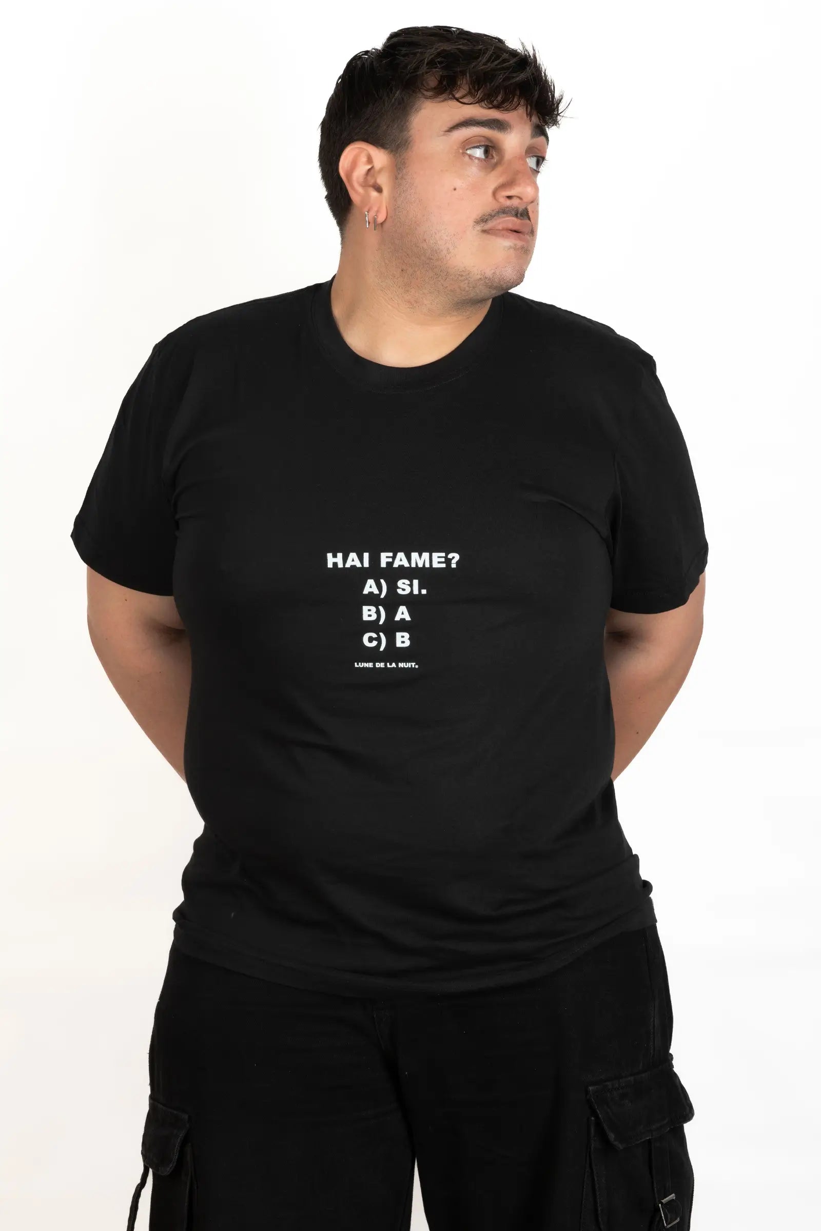 T-Shirt "HAI FAME" Nera