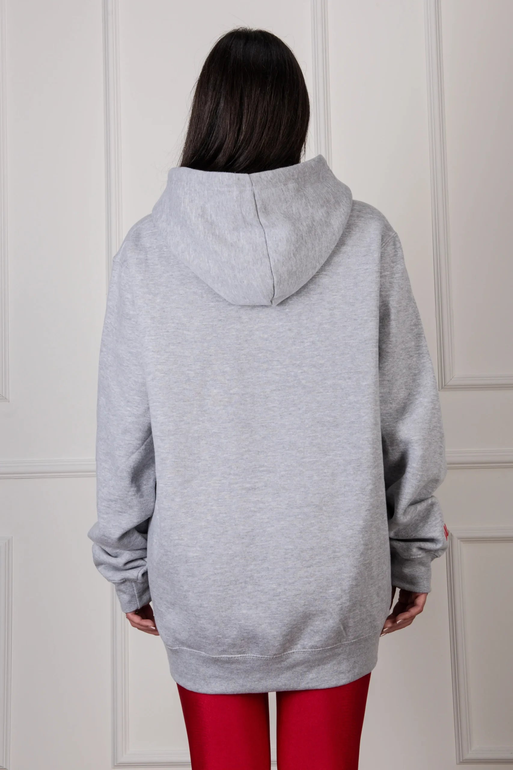 Felpa "AMORE ANCORA AMORE" Grigia