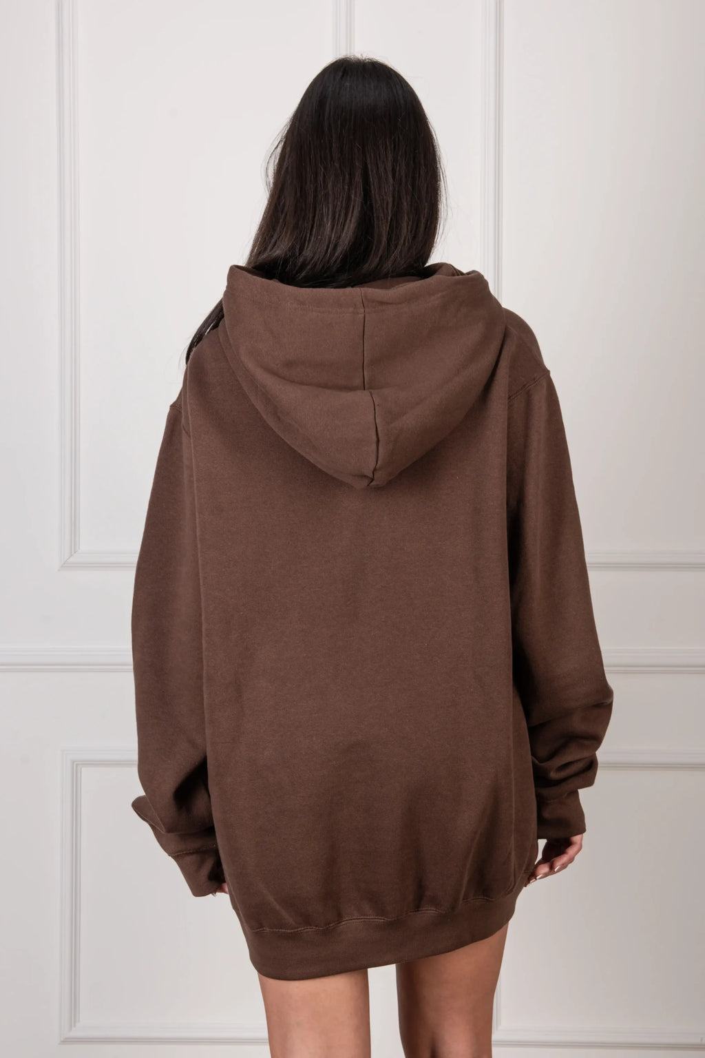 Felpa "AMORE ANCORA AMORE" Marrone